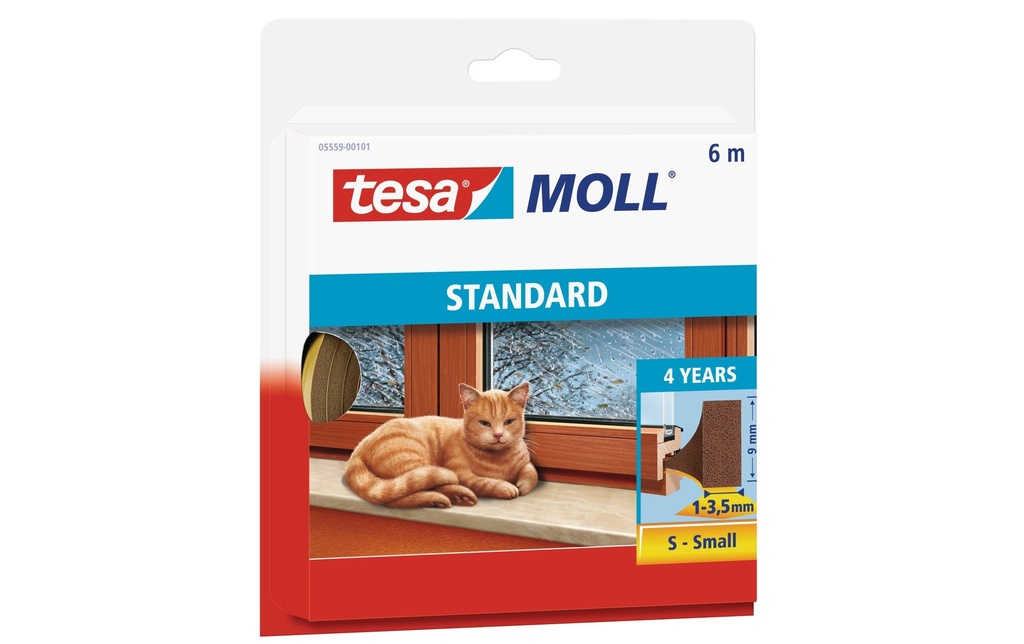 tesa Bande d’étanchéité MOLL Standard 1, Brun