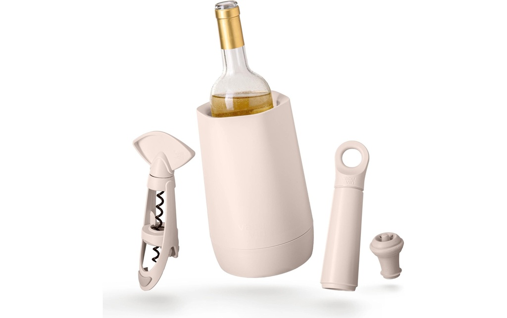 Vacuvin Set à vin Hôte Sable 4 pièces