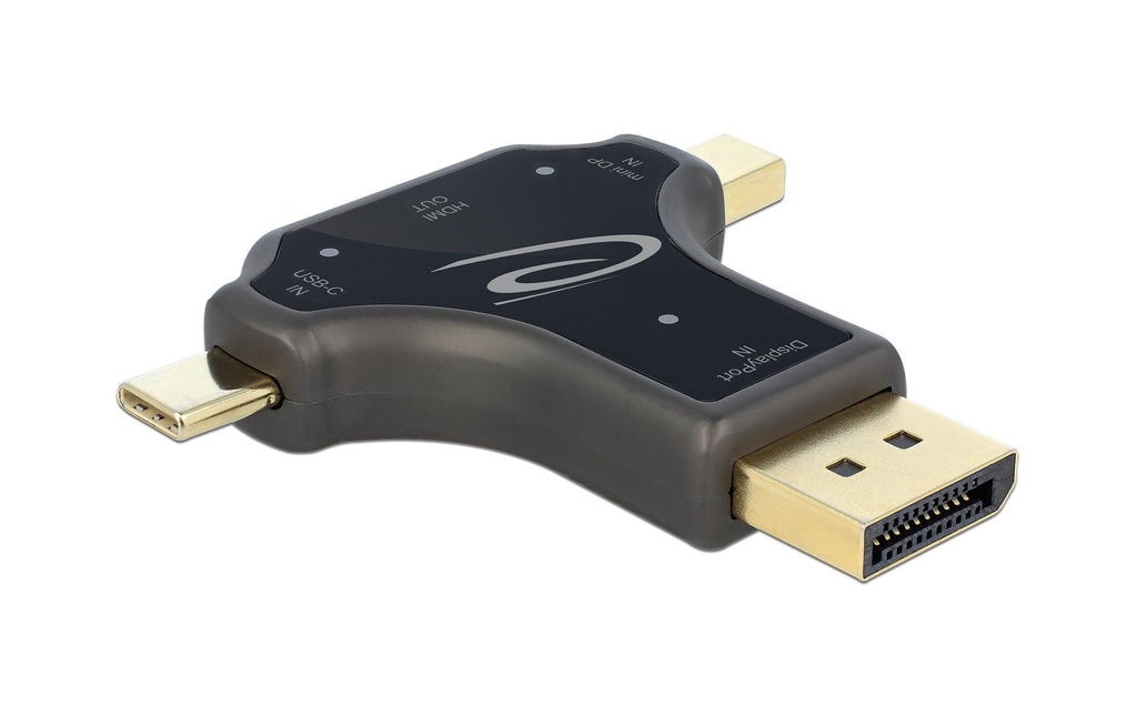 Delock Adaptateur USB-C, DisplayPort, Mini-DisplayPort sur HDMI