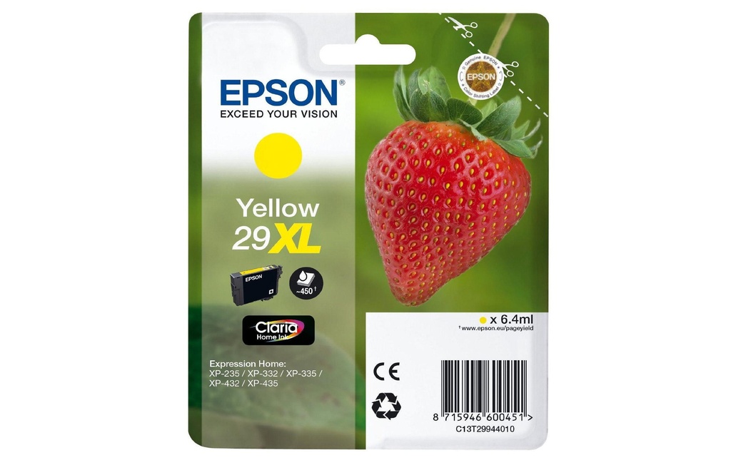 Epson Encre T29944012 XL Yellow