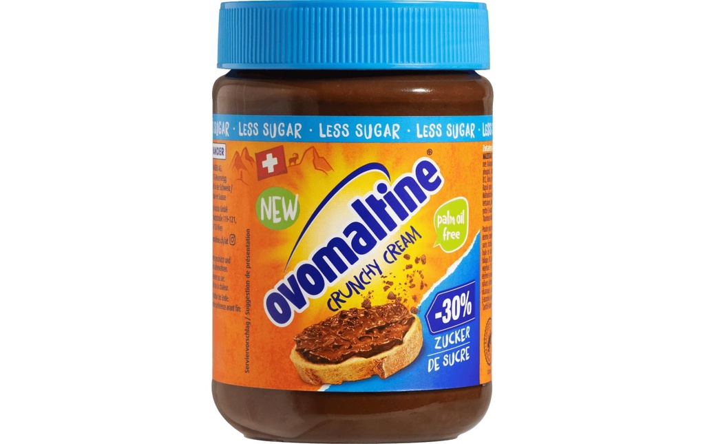 Ovomaltine Crunchy Cream Moins de sucre 380 g