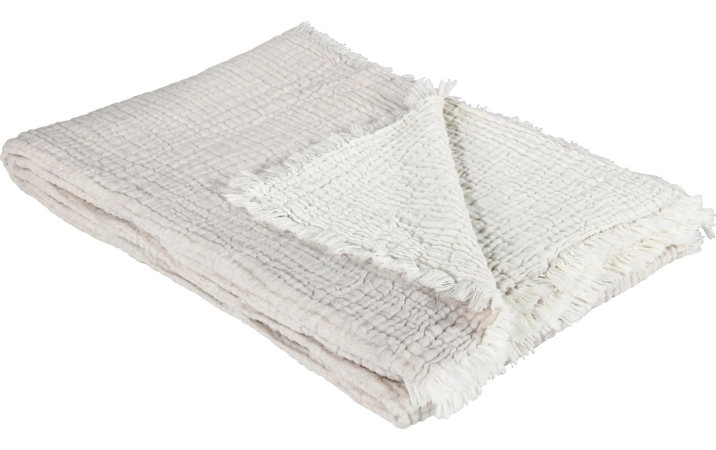 Eskimo Couverture Artemis 140 x 200 cm, Gris clair