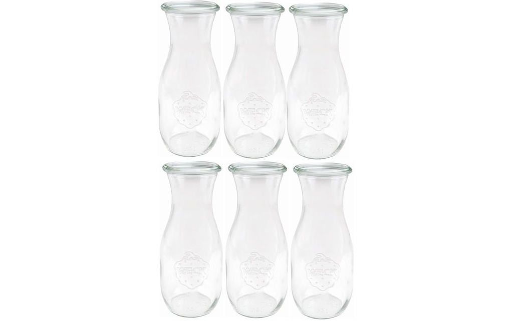 Weck Bouteilles pour conserves 1000 ml, 6 Pièce/s