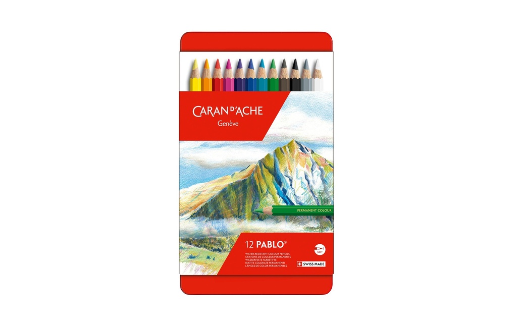 CARAN D'ACHE Crayons coul. Pablo 12pces (12 pces)
