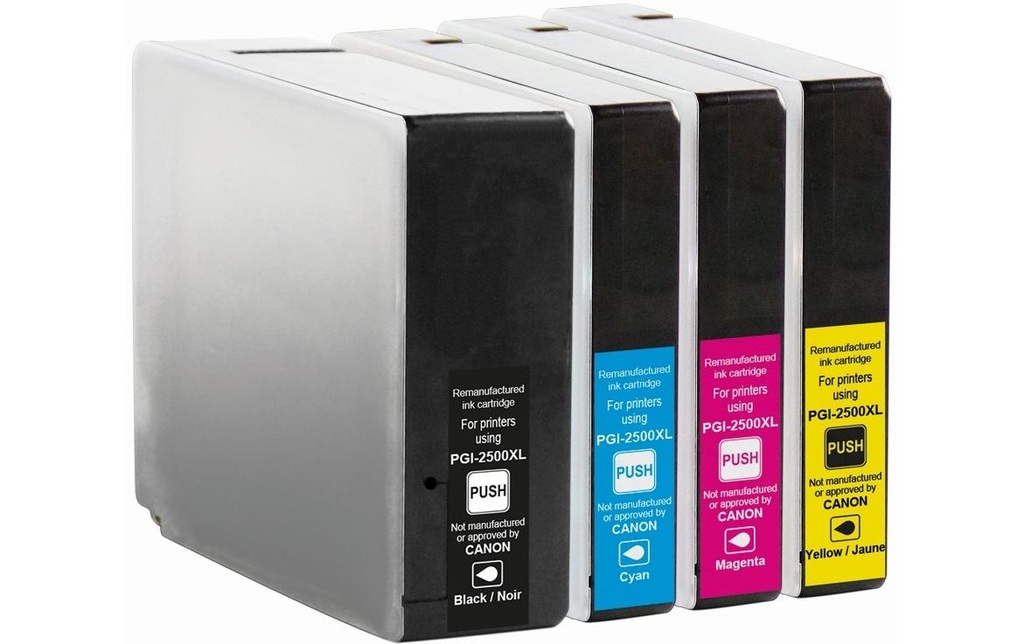 Generic Ink Encre Canon PGI-2500 XL Multipack Magenta/Yellow/noir/Cyan