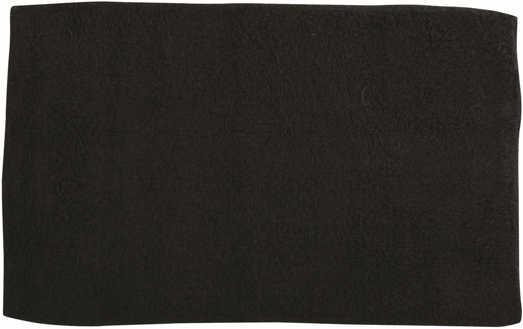 MSV Tapis de bain Dalija 45 x 70 cm, Noir