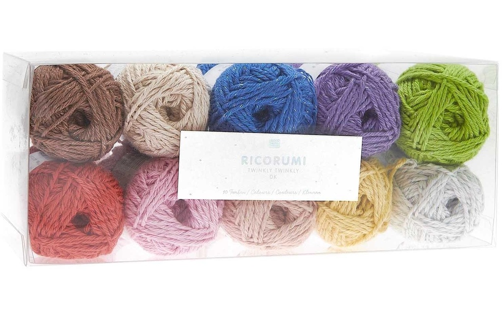Rico Design Laine Ricorumi Twinkly 25 g, set de 10