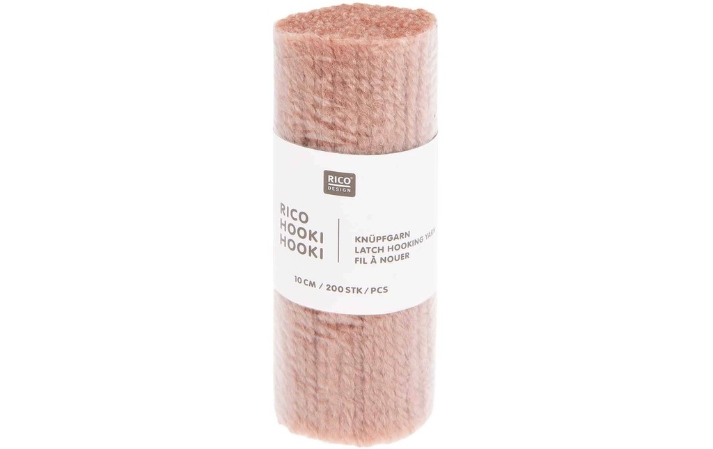 Rico Design Fil à nouer Hooki rose sombre