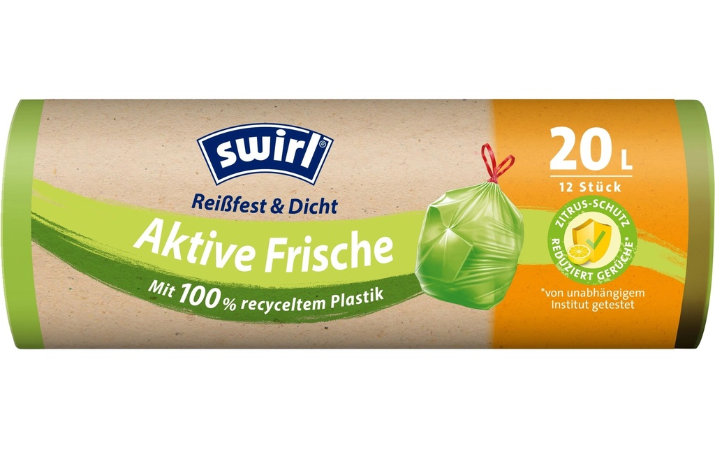 Swirl Sacs poubelle Fraîcheur Active 20 l, 12 Pièce/s