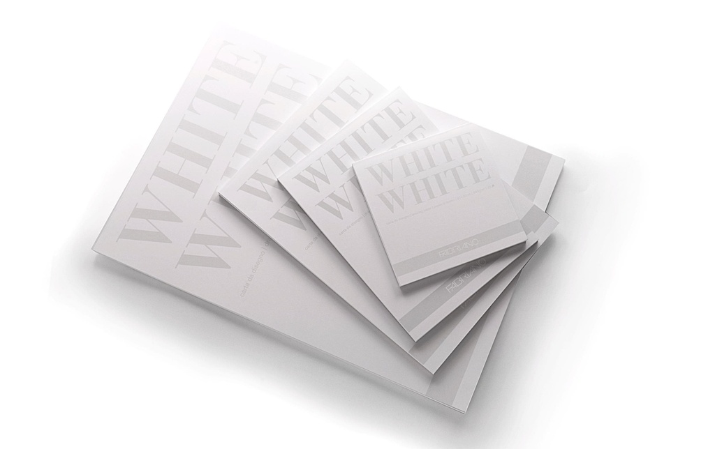 Fabriano Carnet de dessin White White A3, 20 feuilles