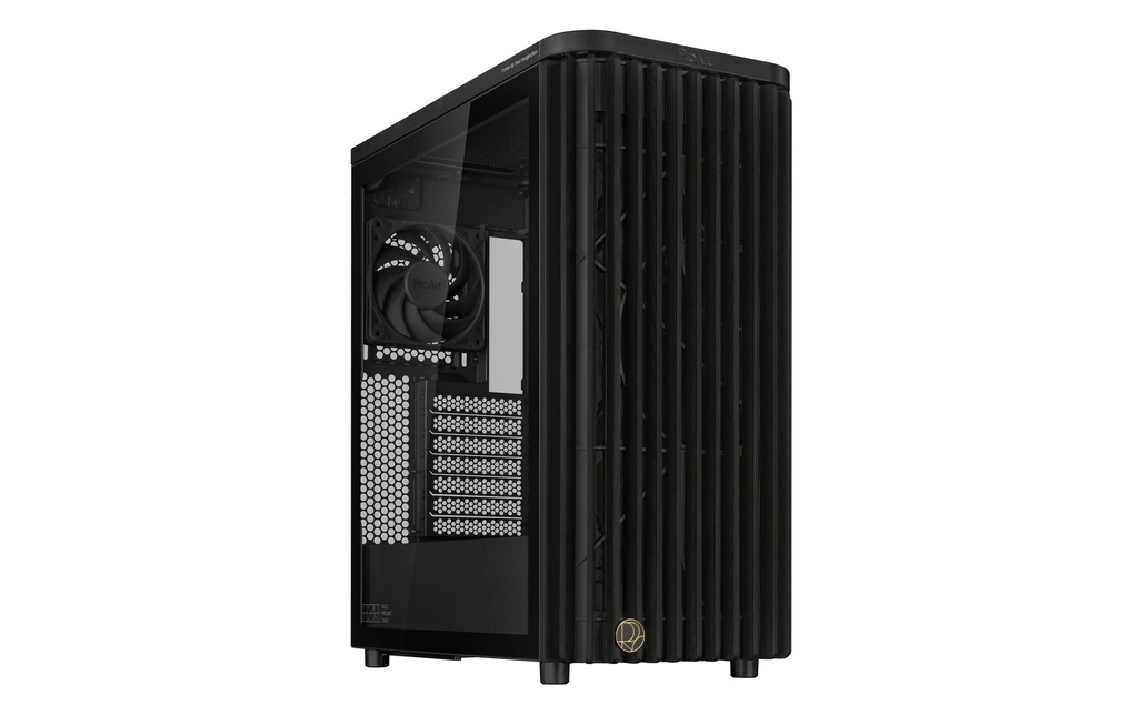 ASUS Boîtier d’ordinateur ProArt PA401 Wood TG PWM Noir