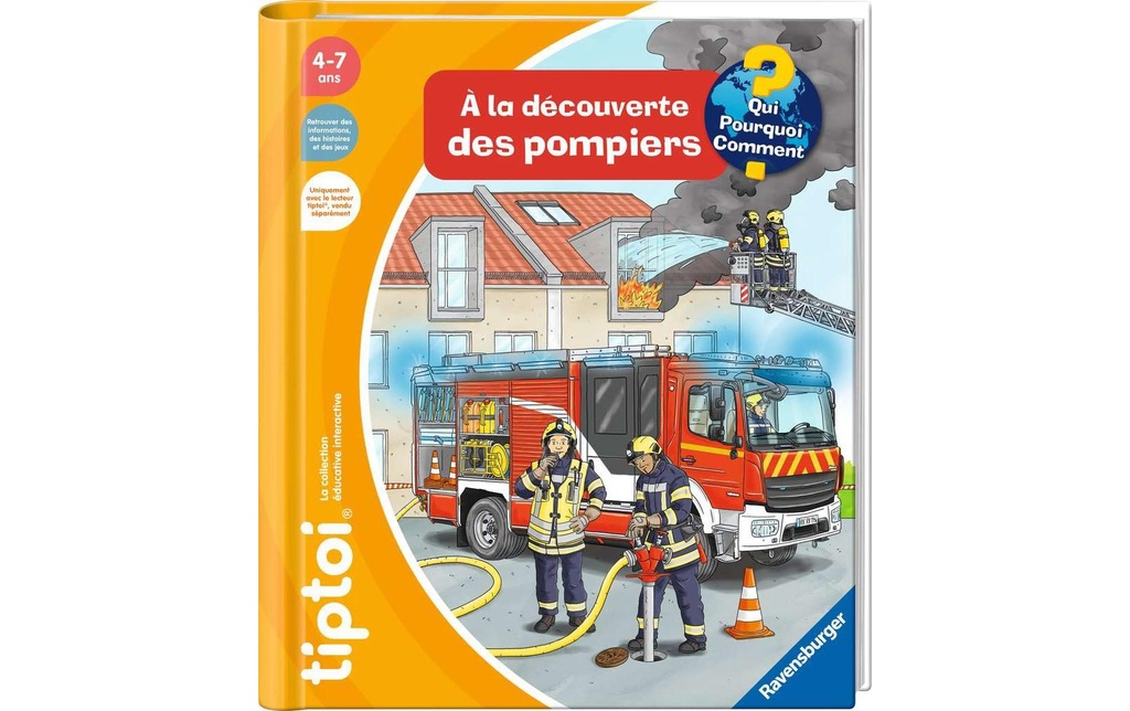 tiptoi Livre éducatif Je découvre les pompiers -FR-