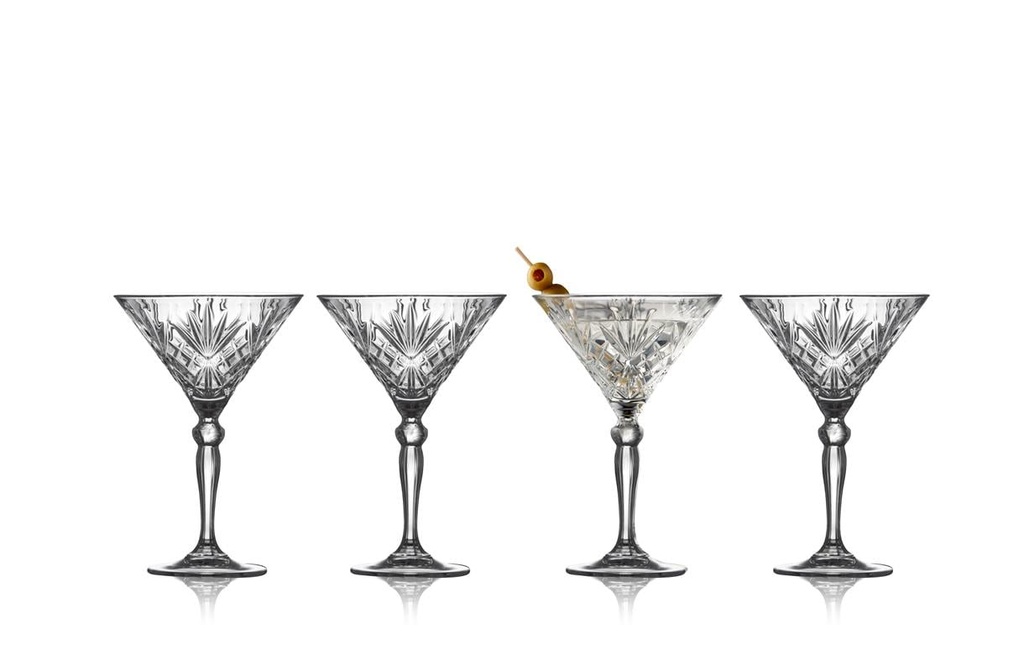 Lyngby Verre à cocktail Melodia 4 pièces, 21 cl