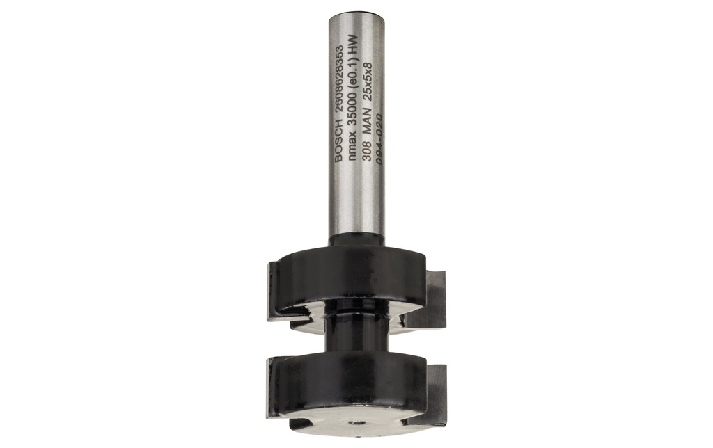 Bosch Professional Fraises à ressort Standard for Wood D1 : 25 mm, L: 5 mm, G: 58 mm