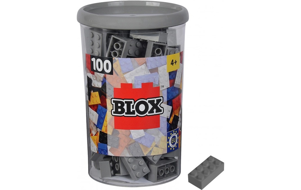 BLOX Briques 100 pierres grises de 8