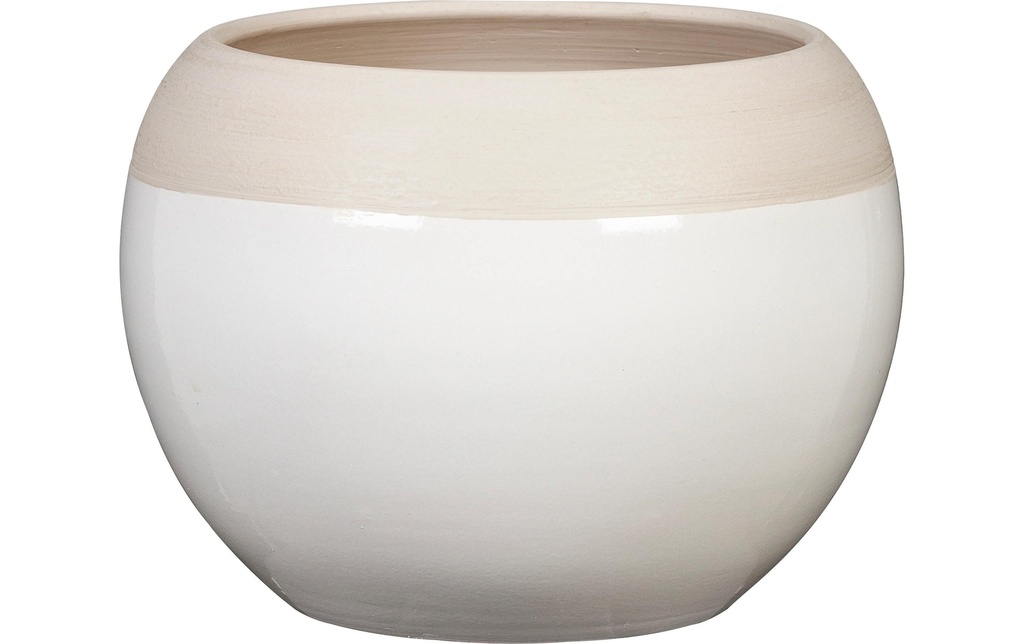 scheurich Pot de fleur Blanco 718, 17.5 cm, blanc