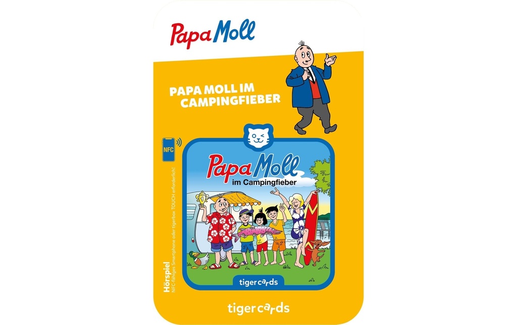 Tigermedia tigercard Papa Moll im Campingfieber