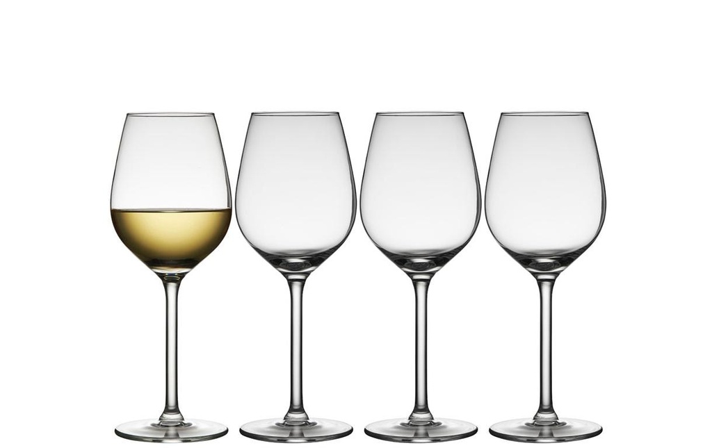 Lyngby Verre à vin blanc Juvel 4 pièces, 38 cl