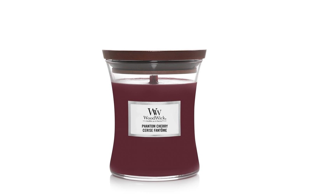 Woodwick Bougie parfumée Phantom Cherry Pot moyen