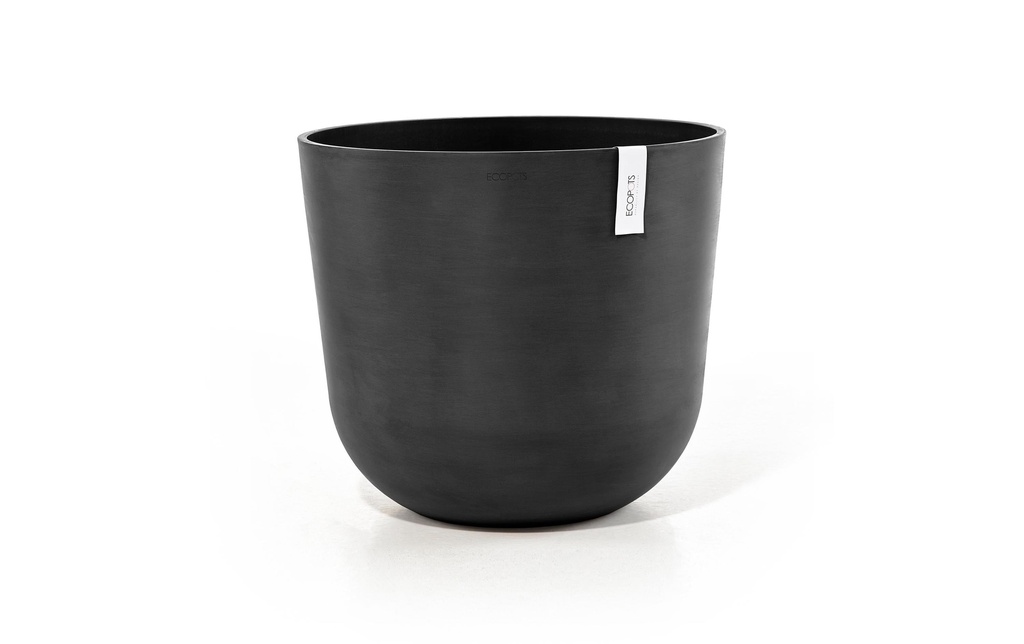 Ecopots Pot à fleur Oslo 55 Gris foncé