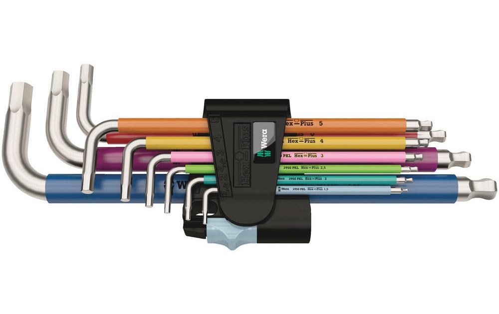 Wera Jeux de clés coudées 1.5-10 mm Six pans creux