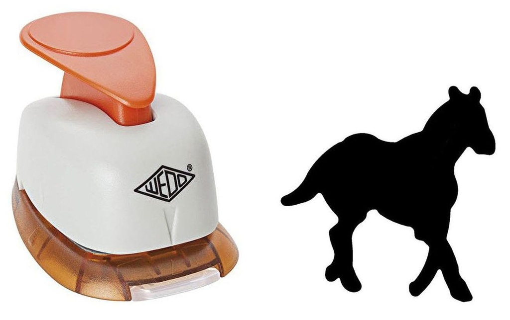WEDO Perforatrice à motif Chevaux, 2.5 cm
