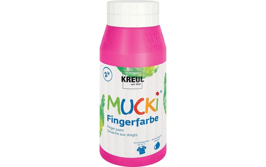 Kreul Peinture aux doigts Kreul Mucki 750 ml, rose
