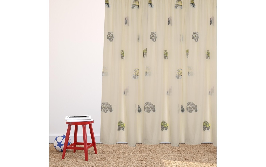 Stotz Decor AG Voilage Jaron avec bande plissée 140 cm x 240 cm