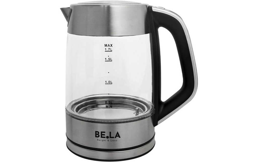 Berger Lanz Bouilloire 1.7 l, Transparent/Argenté