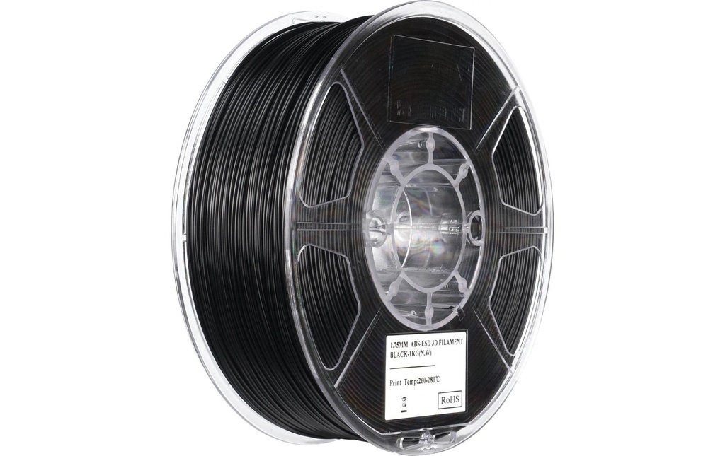 eSun Filament ABS ESD Noir 1.75 mm 1 kg