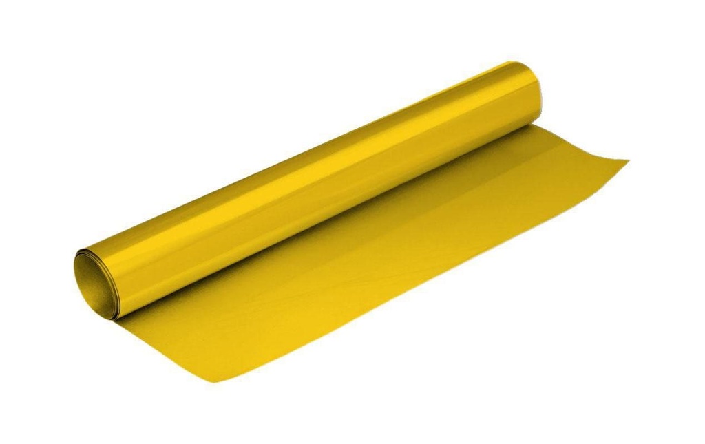 Oracover Film thermo-rétrécissable jaune transparent