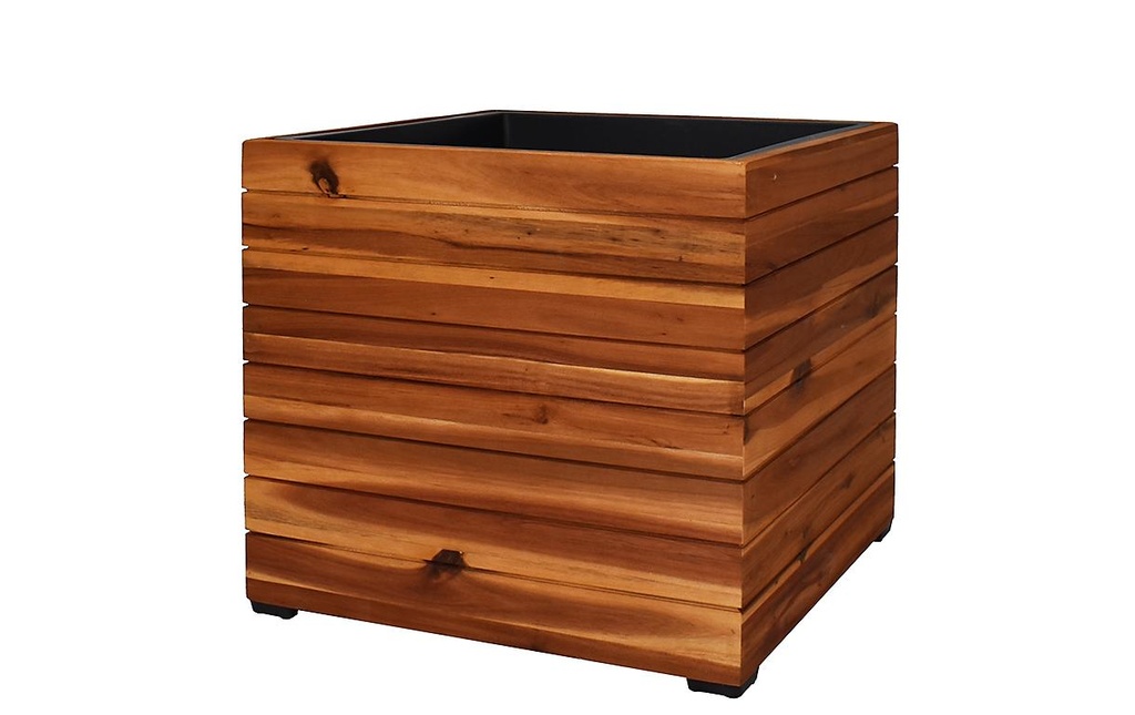 Innovesta Bac à plantes acacia 44.5 × 44.5 x 40.5 cm