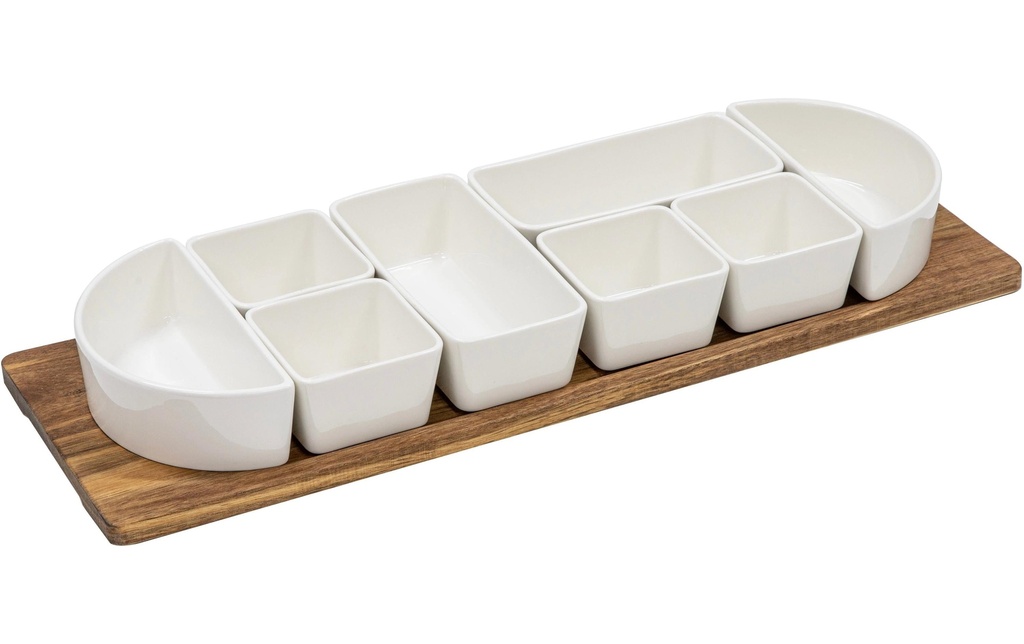 Ladelle Set de barquettes Alto Serve et Share 9 pièces