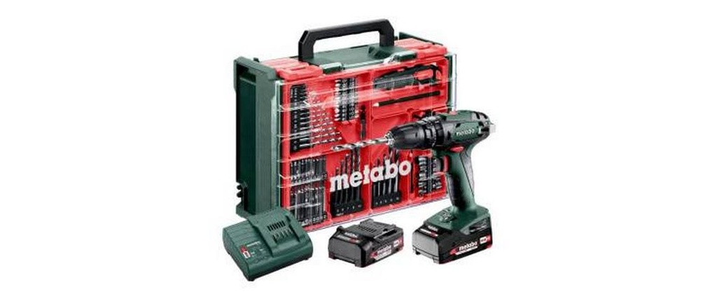 Metabo Perceuses à percussion sans fil SB 18 2 x 2.0 Ah