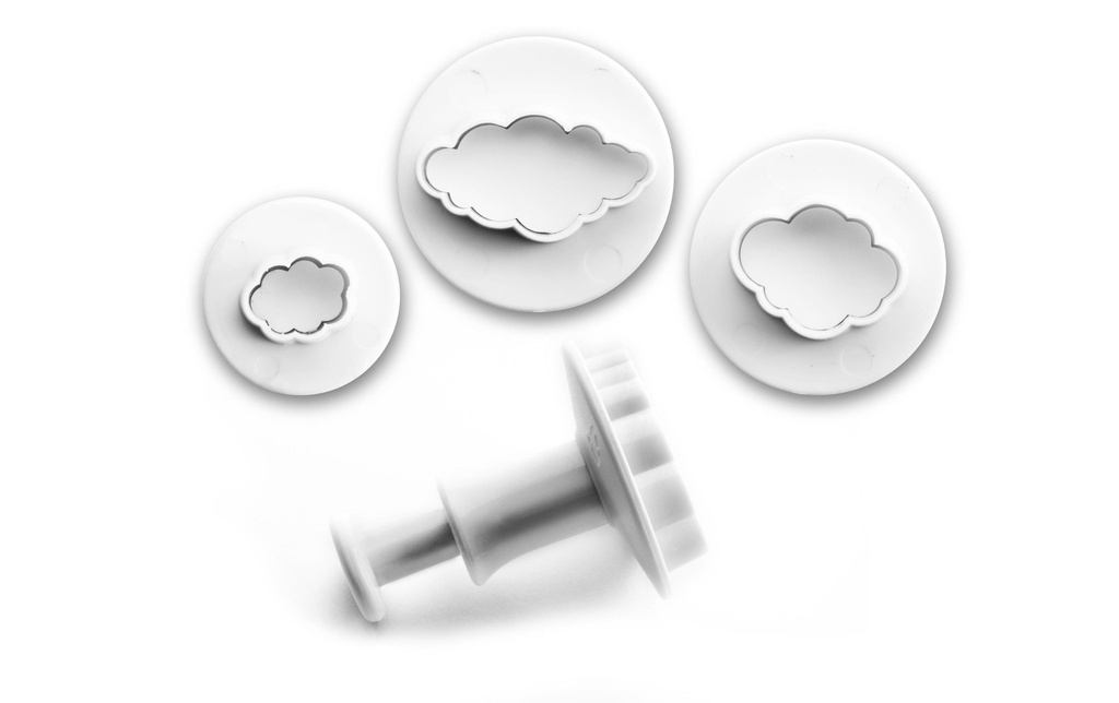 Ibili Kits d’emporte-pièces 4 pièces, Nuage