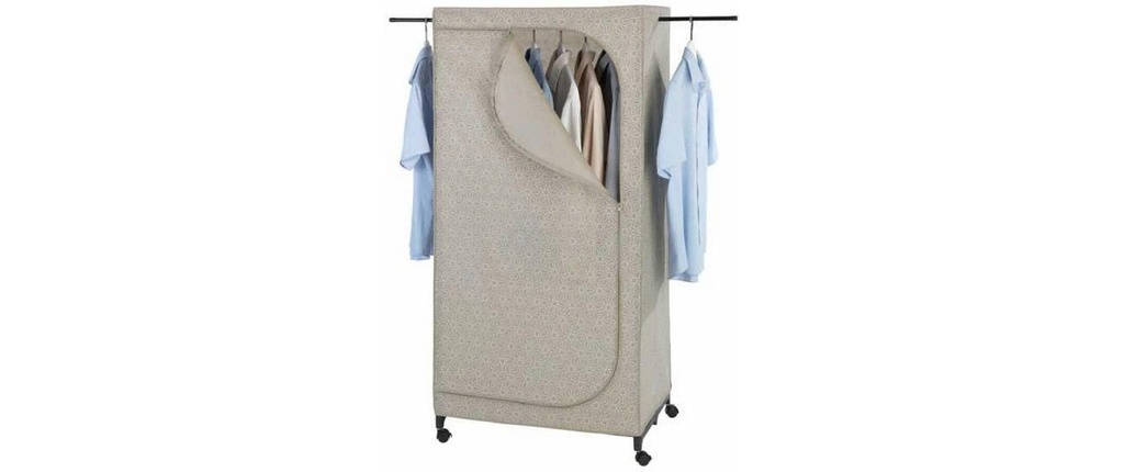 Wenko Armoire à vêtements Balance avec roulettes 75 cm x 160 cm, 1 Pièce/s