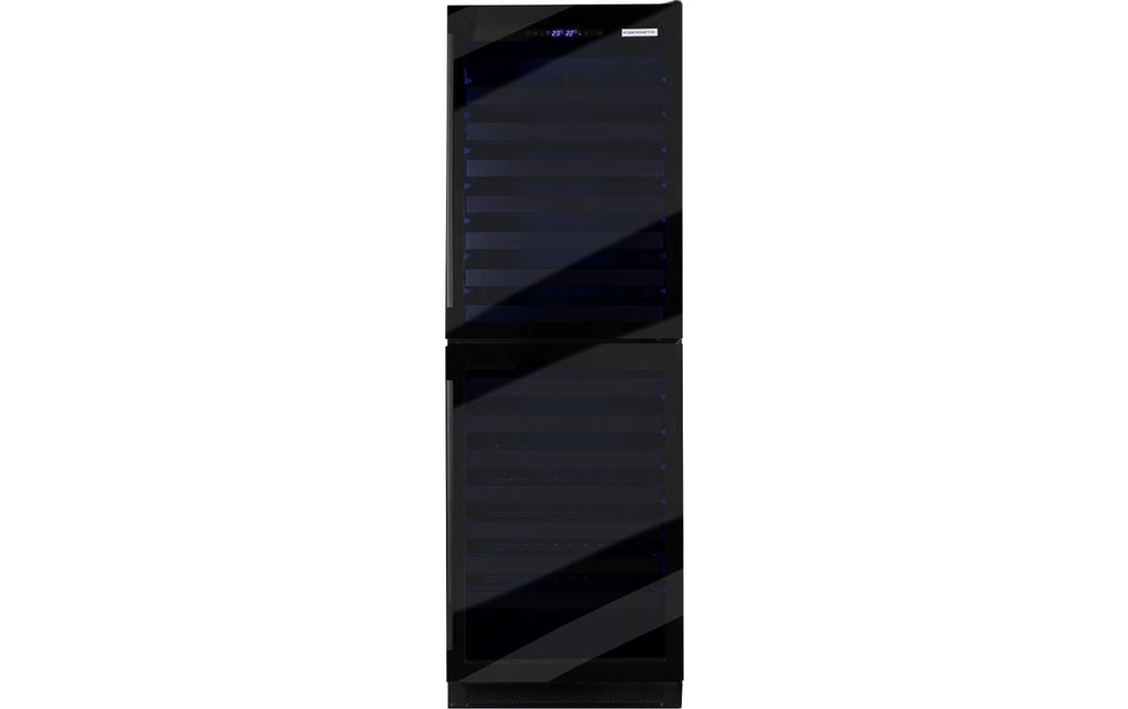 Kibernetik Armoire de mise en température pour le vin WK139DD, Noir, Droite
