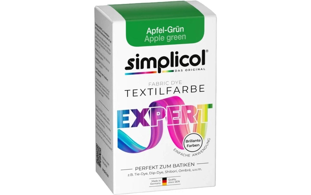 Simplicol Peinture pour textile Expert Vert pomme, 150 g