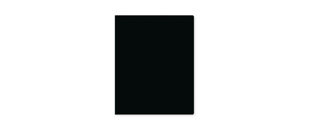 Neutral Cahier en toile cirée E5, À carreaux, Noir