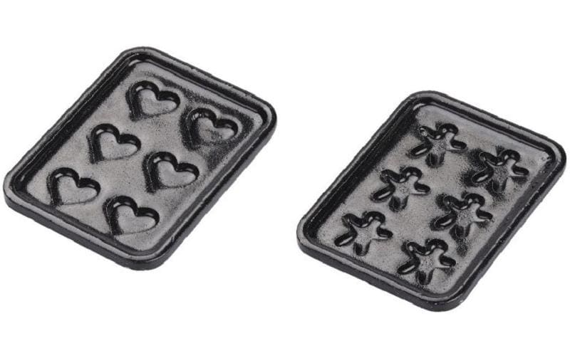 HobbyFun Mini ustensiles Set de moules à pâtisserie Noir