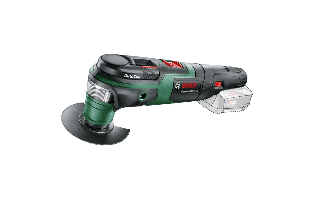 Bosch Outil multifonctionnel AdvancedMulti 18 Solo + boîte système