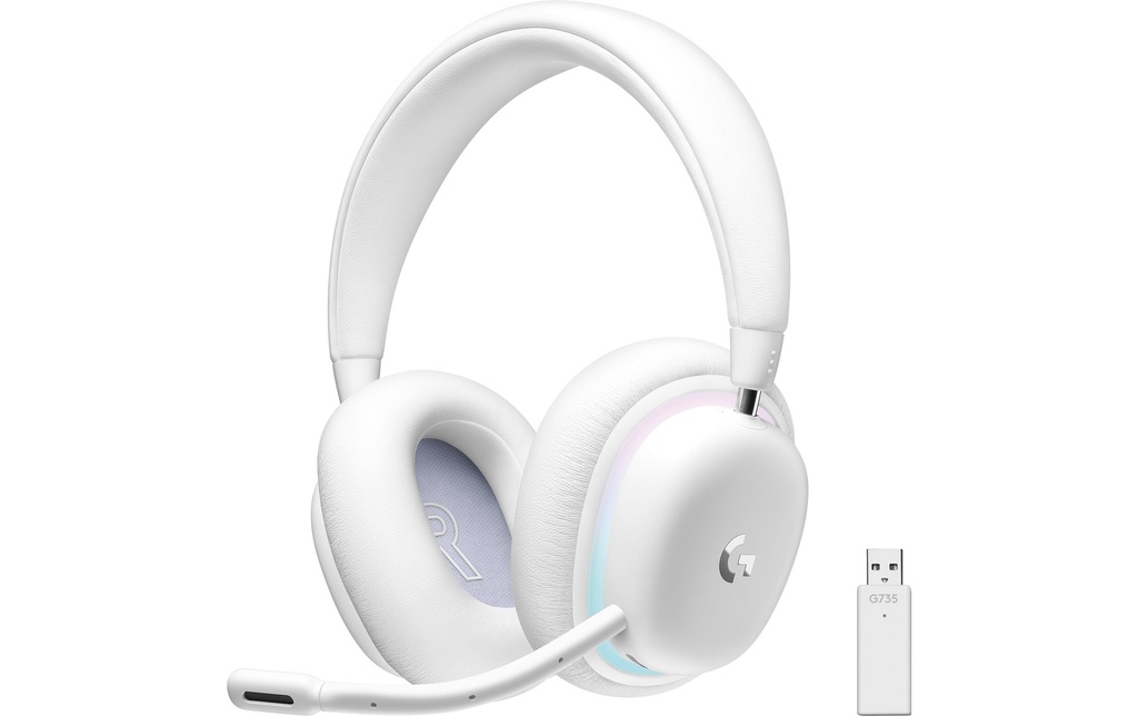 Logitech Casque gaming G735 Blanc