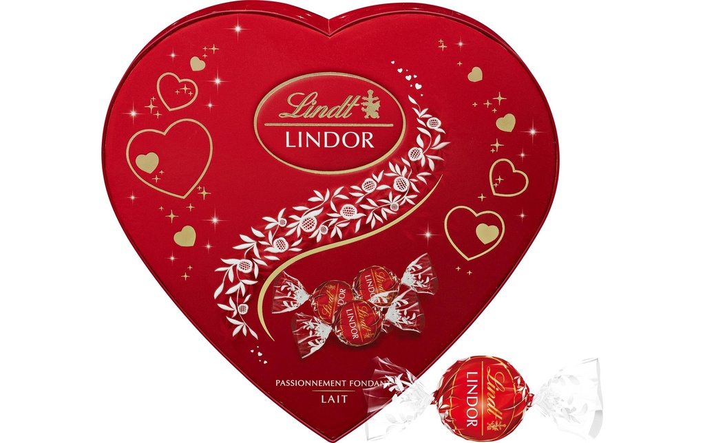 Lindt Pralines Lindor Lait Cœur 160 g