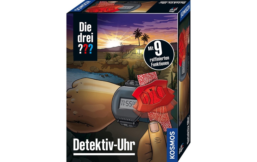 Kosmos Nécessaire de détective Die drei??? Detektiv-Uhr