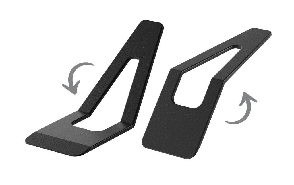 Stöckli Spatule à raclette Spatule 2 pcs 2 Pièce/s, Noir