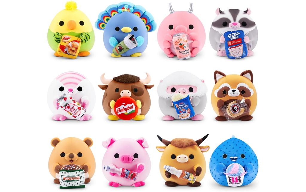 Zuru Animal en peluche Snackles – Original 8 assorti