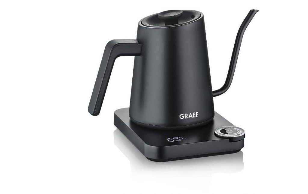 Graef Bouilloire Pour-Over GK502 0.9 l, Noir mat