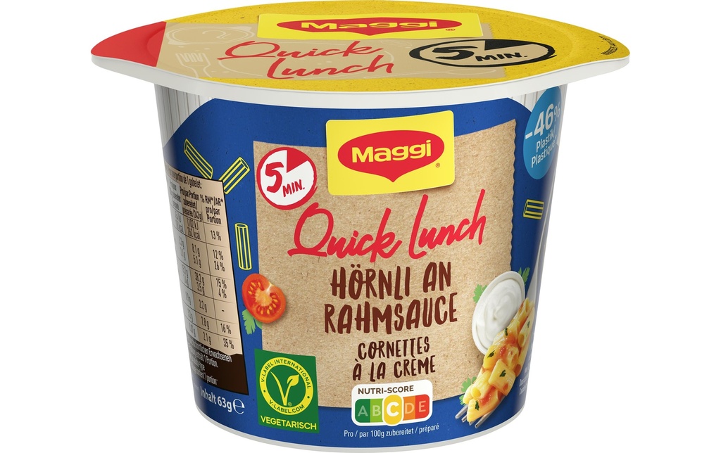Maggi Quick Lunch Cornettes à la crème 63 g