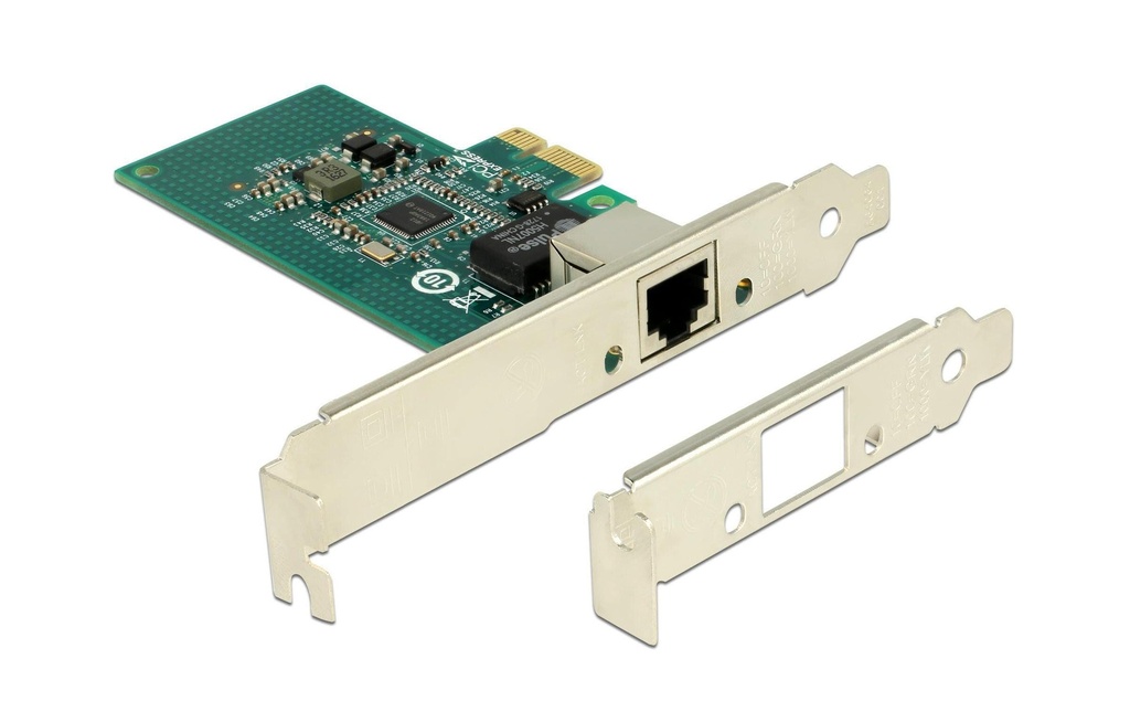 Delock Carte réseau 1Gbps, PCI-Express-x1 Chipset Intel i210