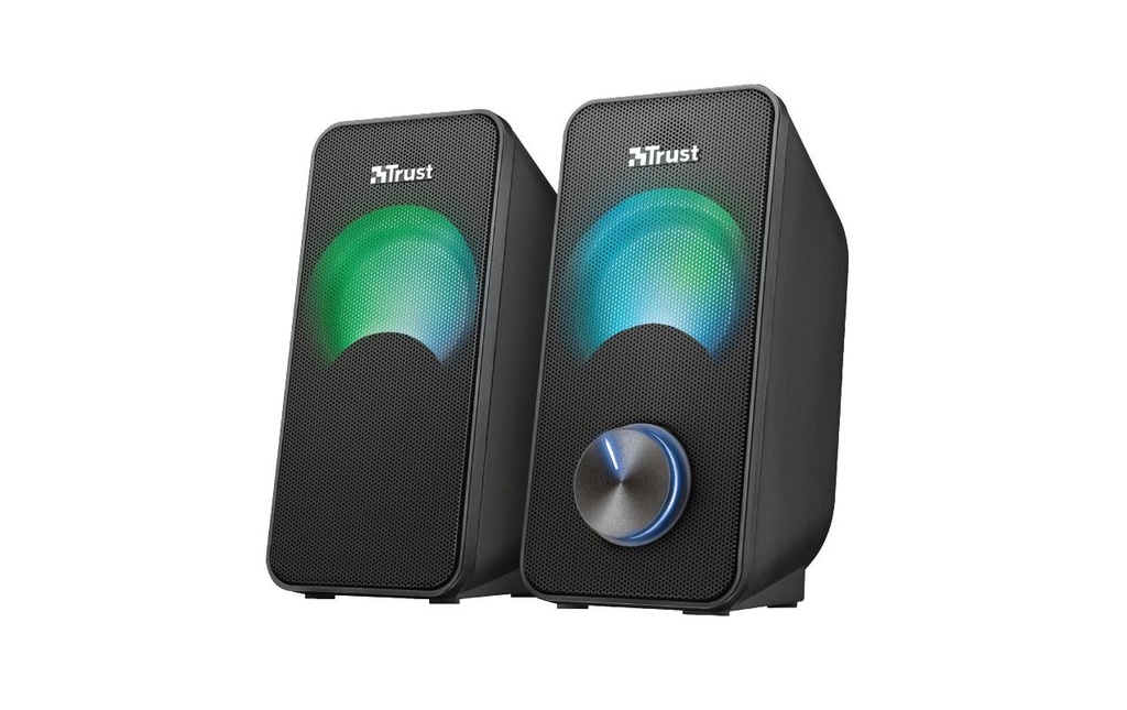 Trust Haut-parleurs de PC Arys Compact RGB 2.0